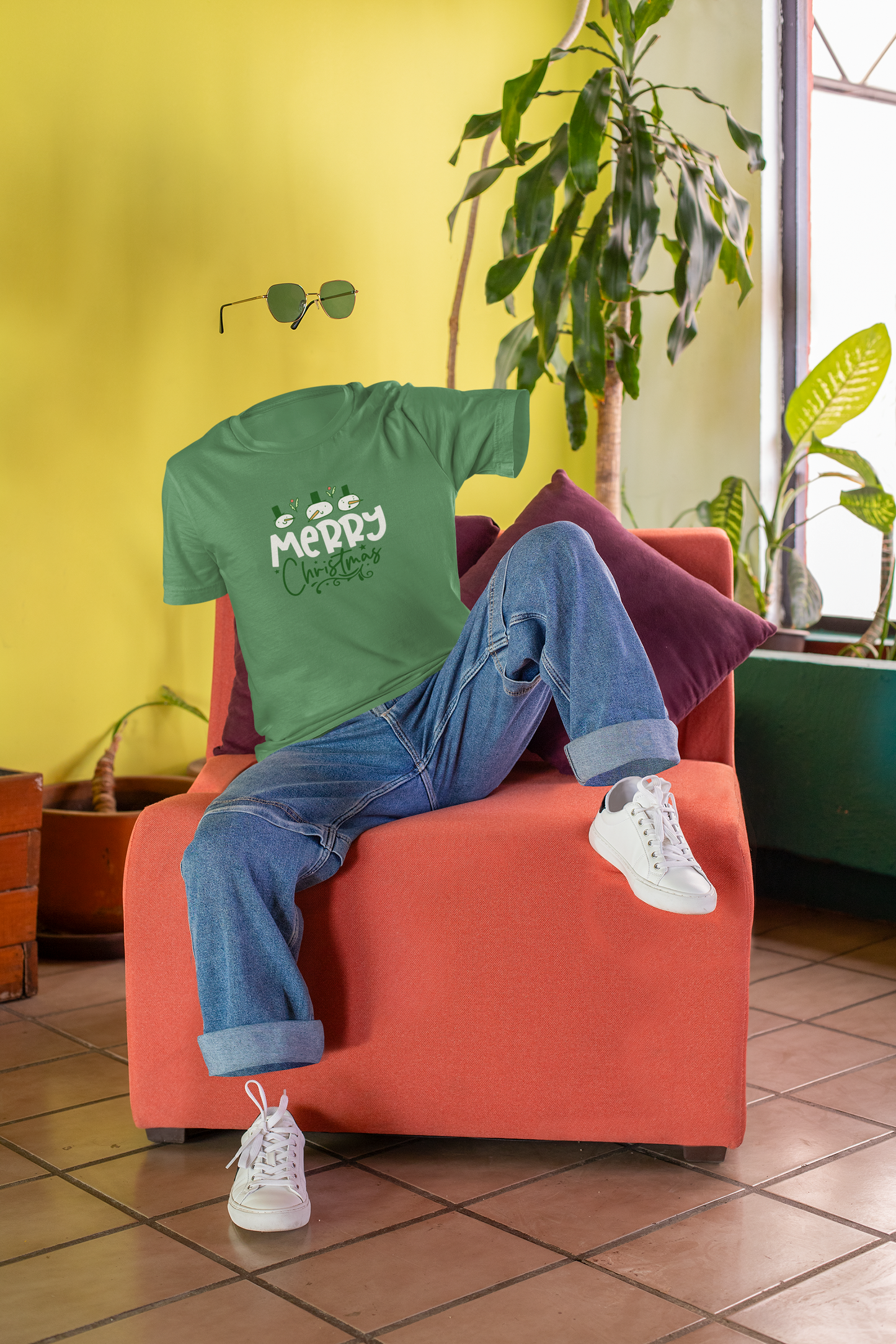 Xmas Oversized Heavy 100% Cotton T-Shirt - Unisex