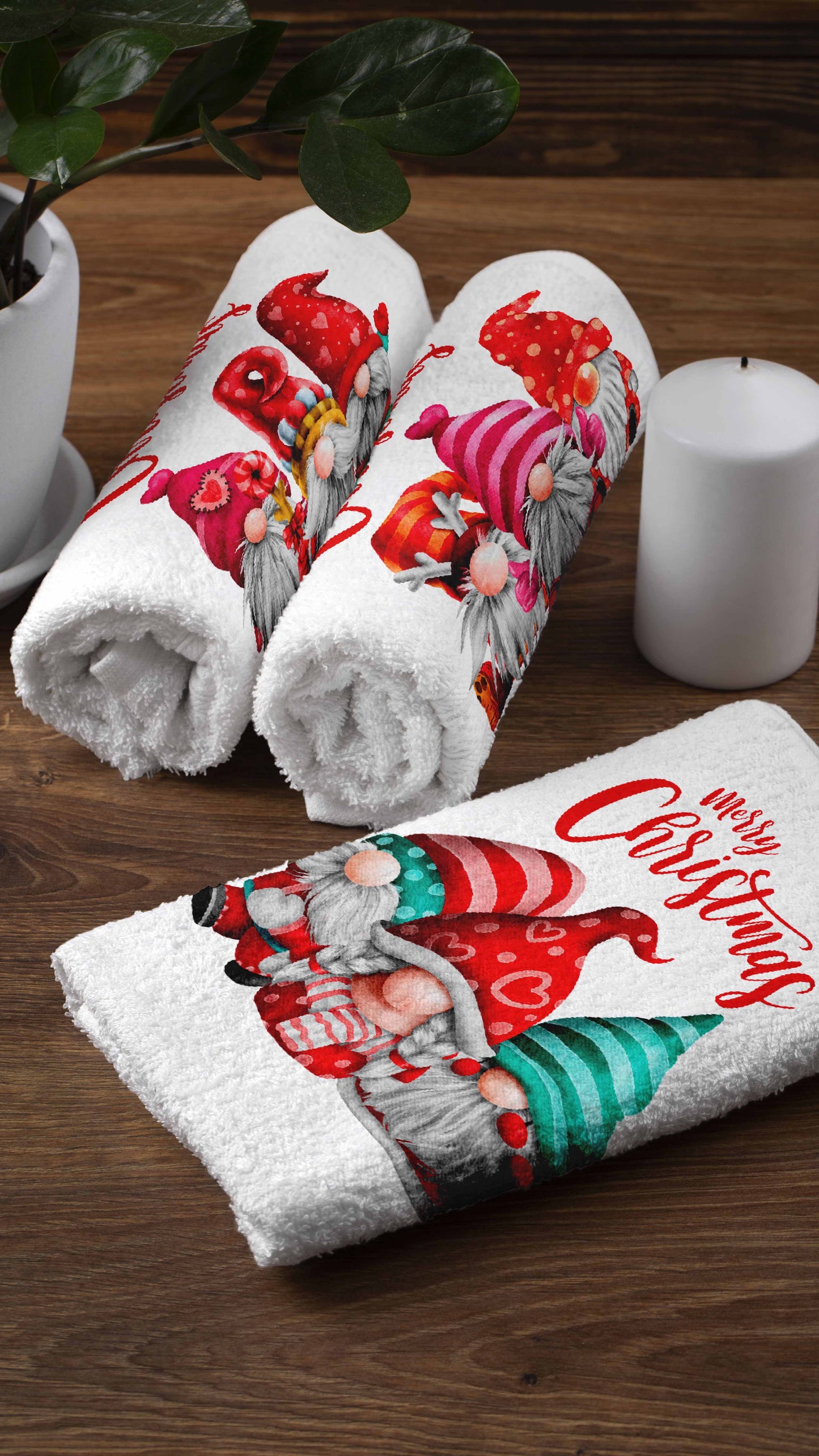 Christmas Towel 38x63cm – Festive Design, Soft & Absorbent