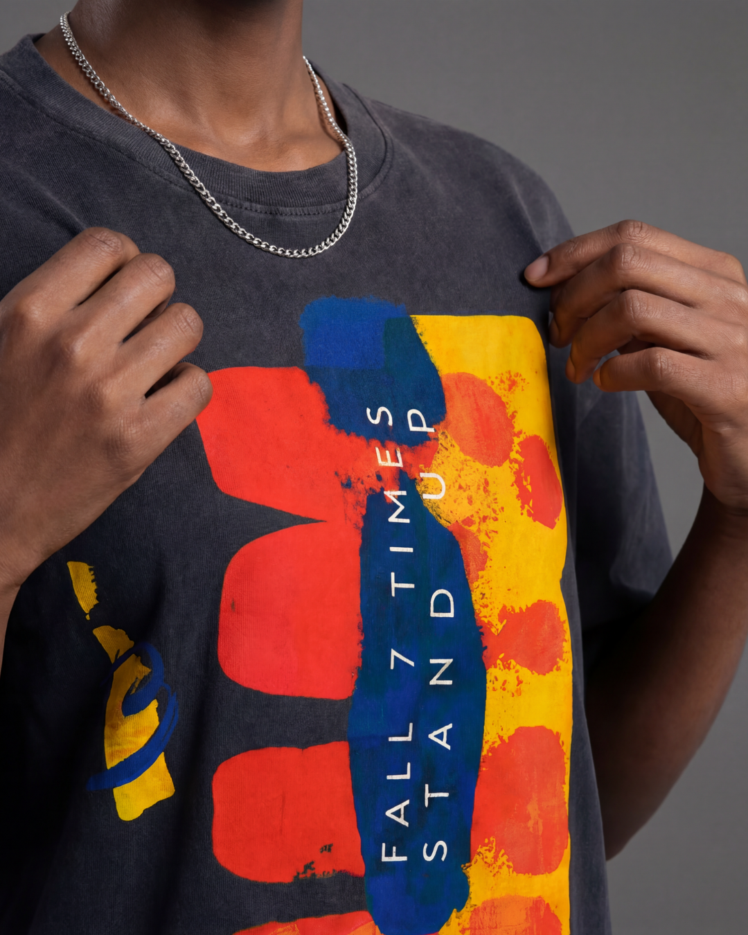 FALL 7 TIMES – ACID WASH T-SHIRT