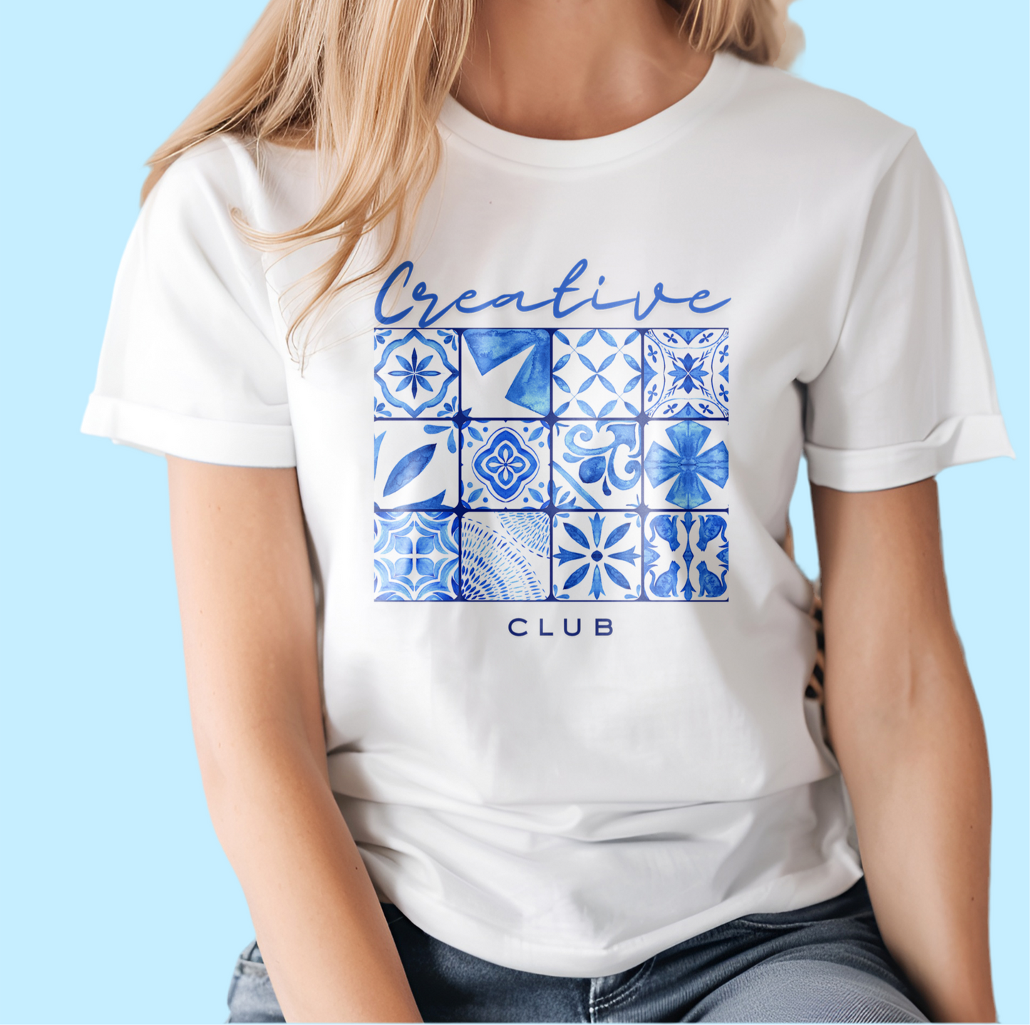 Azure Heaven unisex 100% Cotton T-shirt